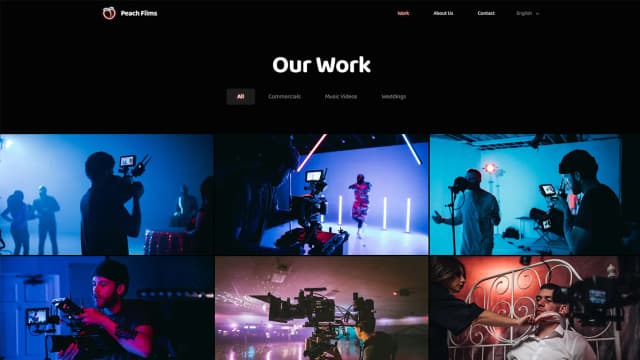 Peach Films Website