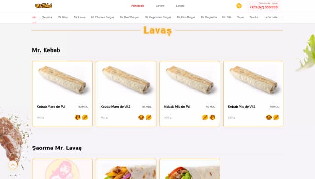 Mr. Kebab Website